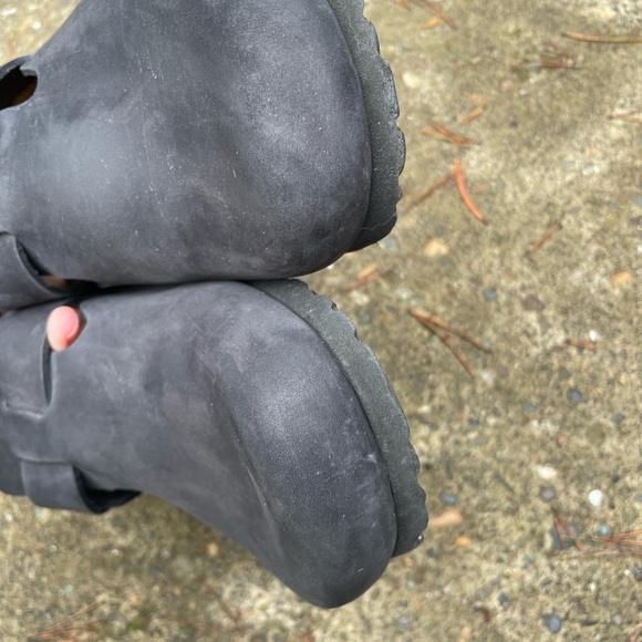 Birkenstock London Women Oiled Black Clogs 38/7-7.5 - Picture 5 of 9